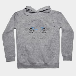 Bicycle in Roundabout Hoodie